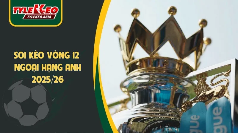 Soi Kèo Vòng 12 Ngoại Hạng Anh 2025/26: Kịch Tính Từ Các Ông Lớn Soi Kèo Vòng 12 Ngoại Hạng Anh 2025/26: Kịch Tính Từ Các Ông Lớn