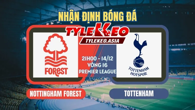 Nhận Định Soi Kèo Vòng 16 Ngoại Hạng Anh 2025/26: Man Utd, Liverpool Dễ Thở, Man City Vững Vàng Top 1 Nhận Định Soi Kèo Nottingham Vs Tottenham 21h00 ngày 14/12